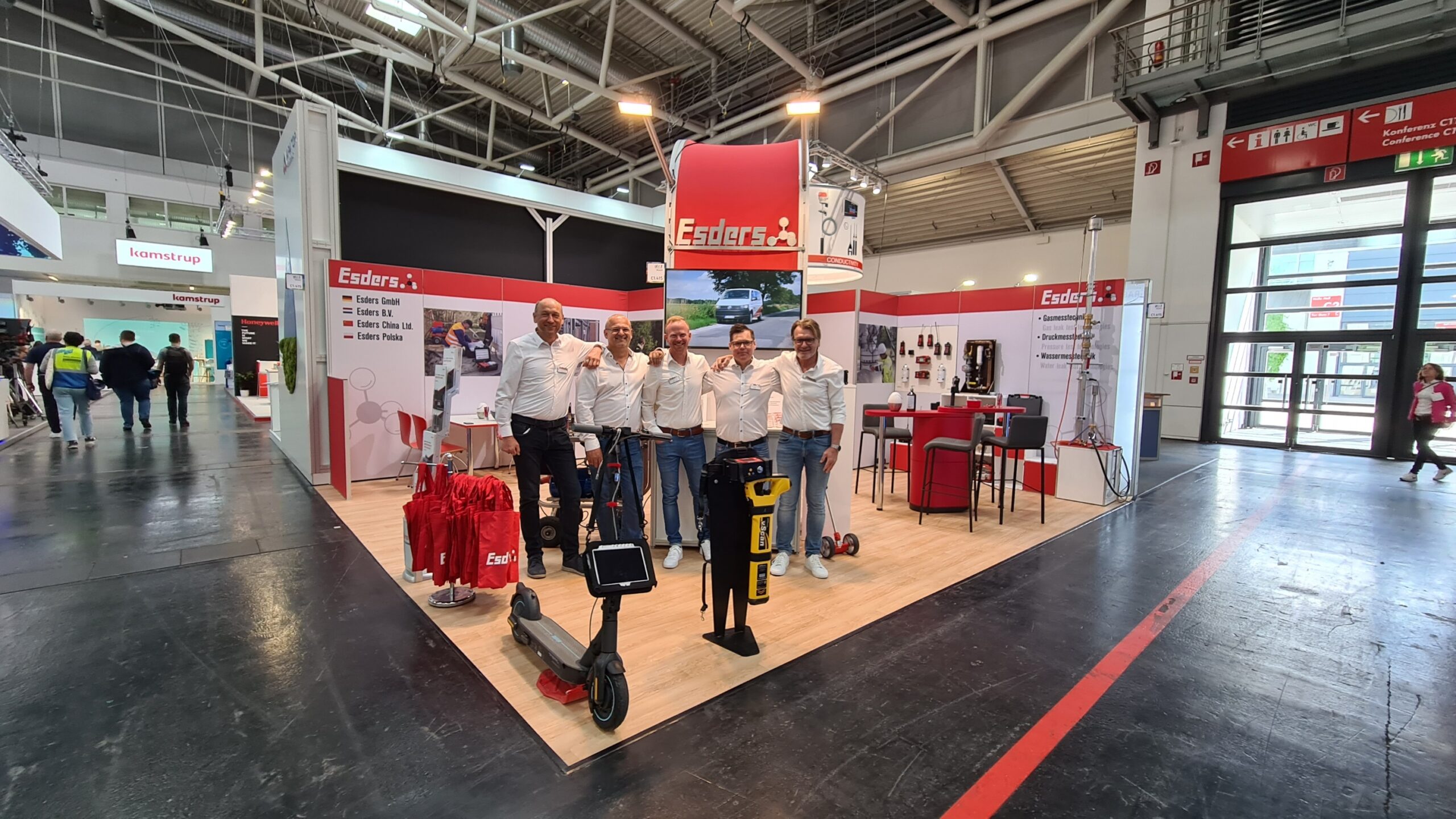 Messe Esders Team auf der Messe