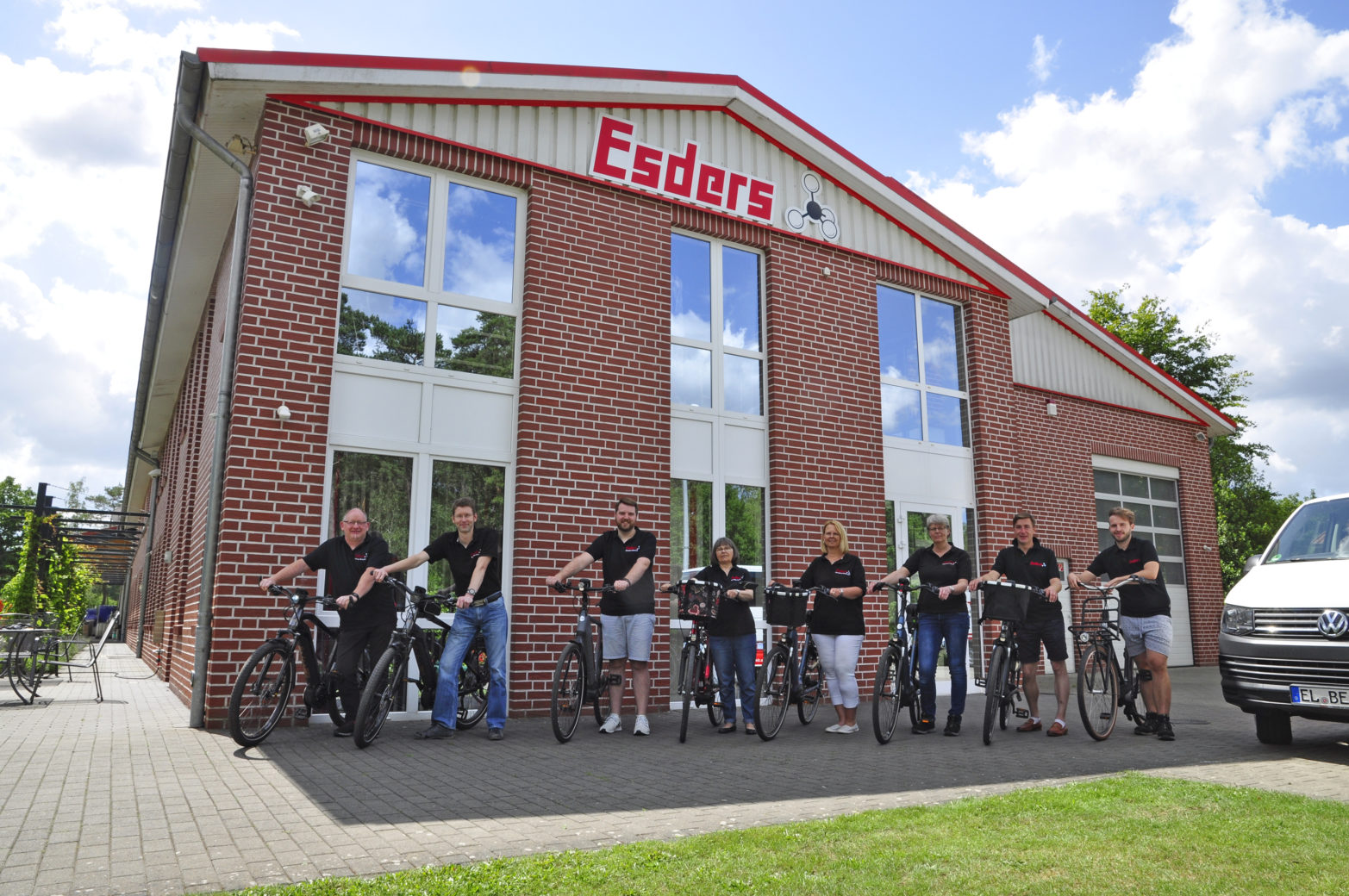 Fahrradleasing-Gruppenfoto