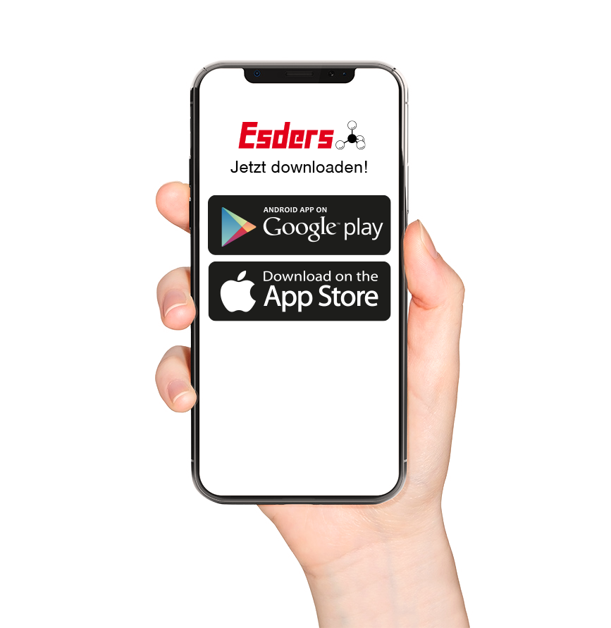 Esders Connect App auf dem Smartphone