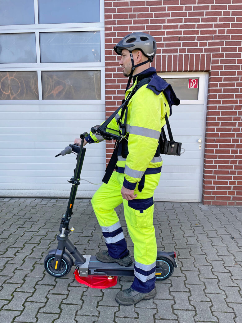 Lecksucher Ausstattung für Gaslecksuche mit Laser HUNTER und Toughpad