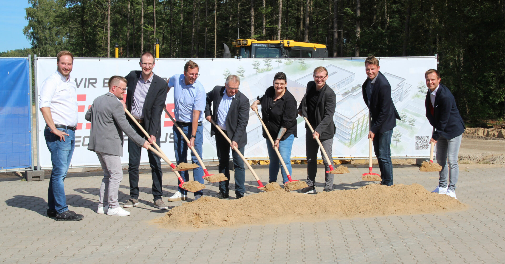 Offizieller Spatenstich für den Esders Tech Campus in Haselünne