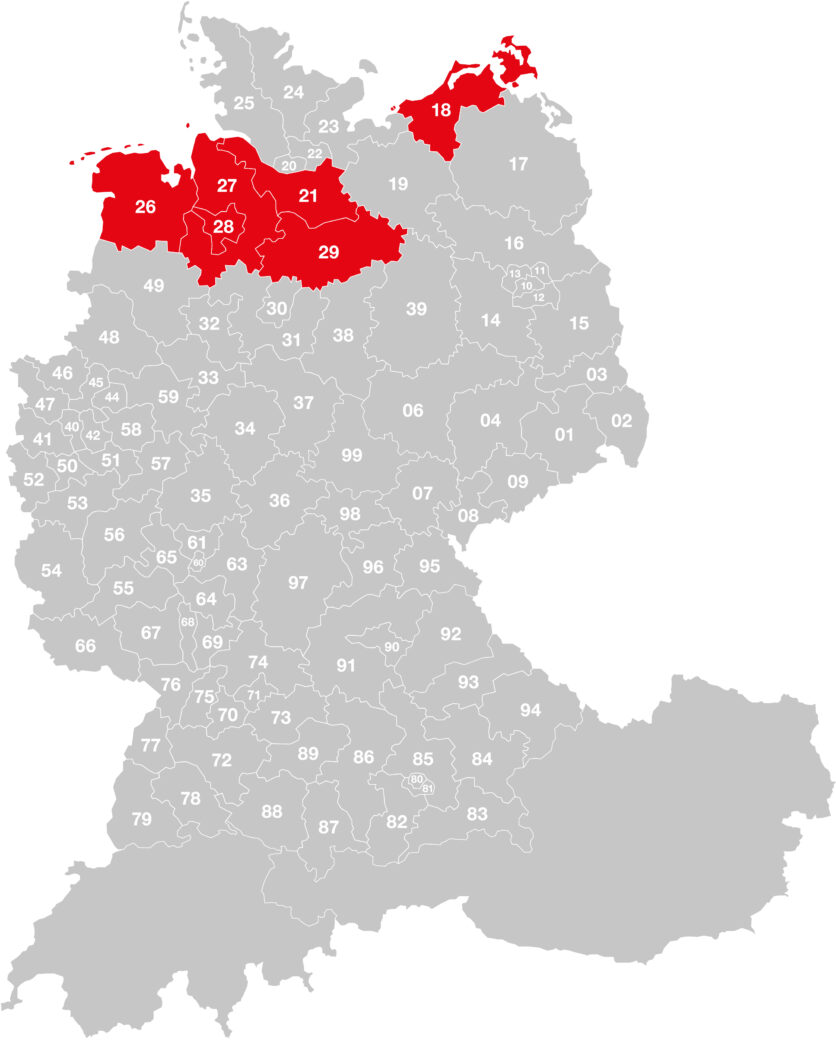 Vertriebsgebiet Olaf Einemann