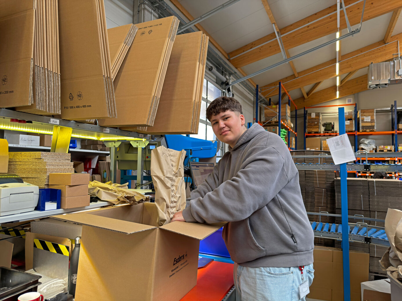 Schülerjob bei Esders in der Logistik