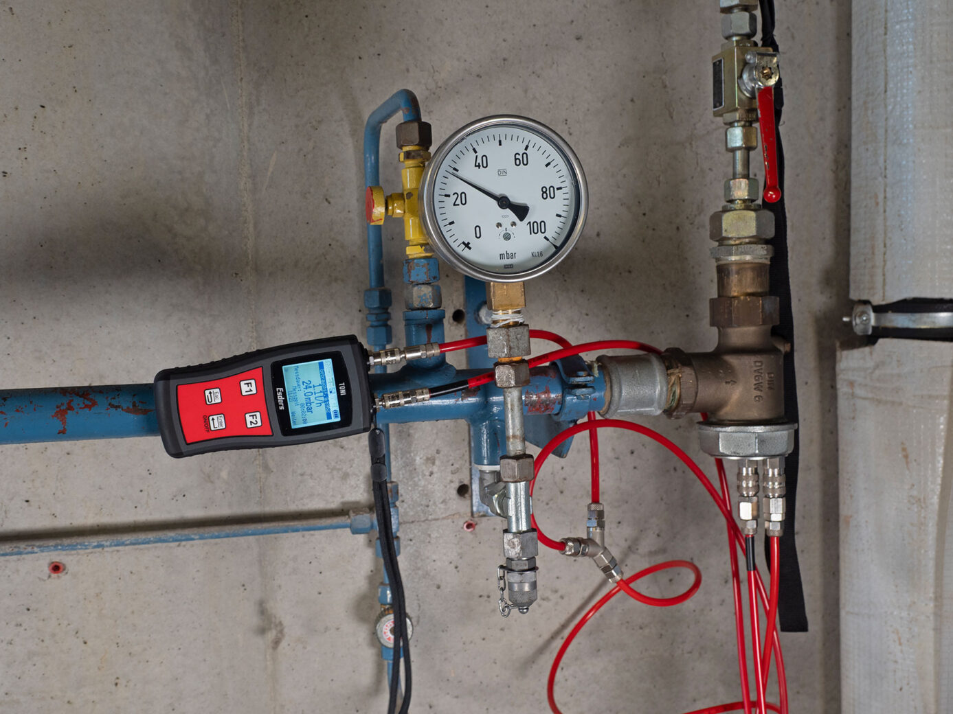 Gebrauchsfähigkeit, Dichtheit, Belastung und mehr mit dem TONI FlowTest prüfen