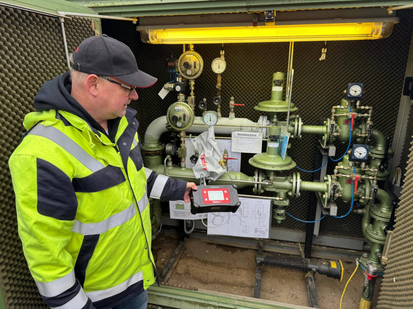 Quantifizierung an oberirdischen Installationen mit Bagging nach DVGW G 425-3