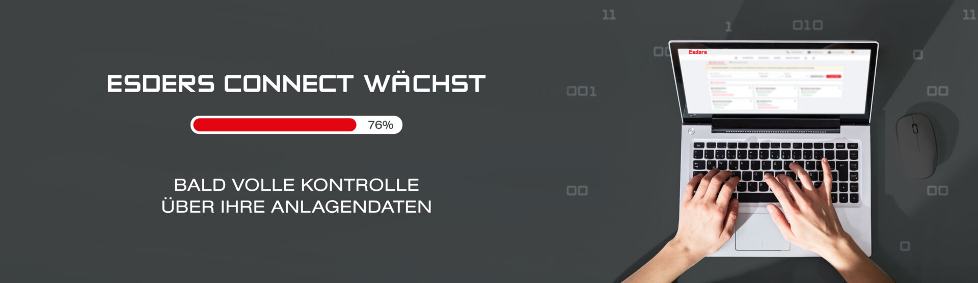 Esders wächst: Bald volle Kontrolle über Ihre Anlagendaten